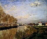The Seine At Argenteuil by Claude Monet